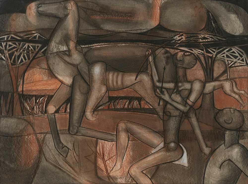 Click for high resolution Lot 103 - Louis Maqhubela (South Africa 1939-)