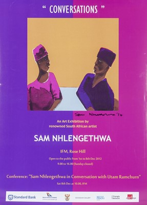 Lot 194 - Sam Nhlengethwa (South Africa 1955-)