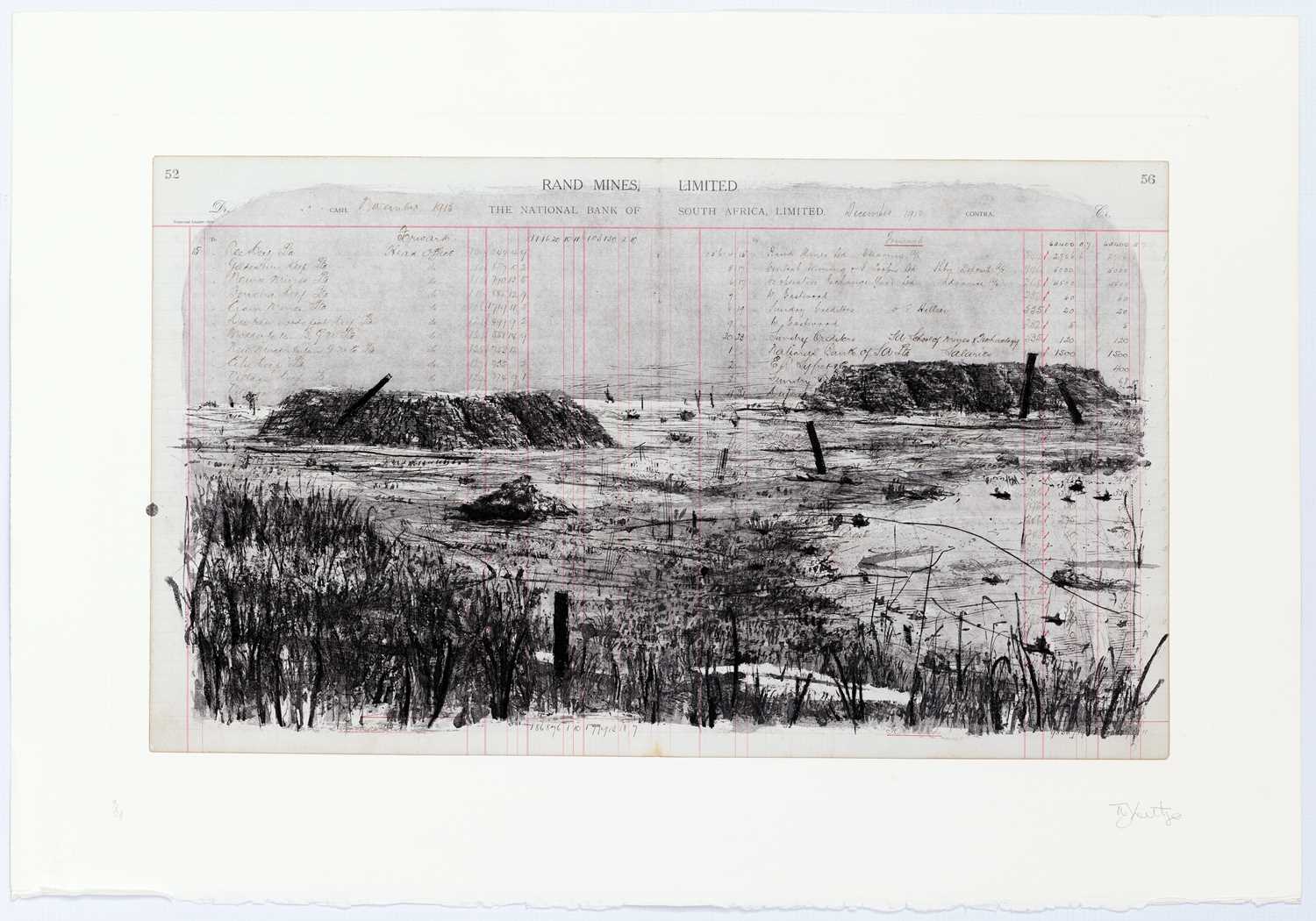Click for high resolution Lot 36 - William Kentridge (South Africa 1955-)