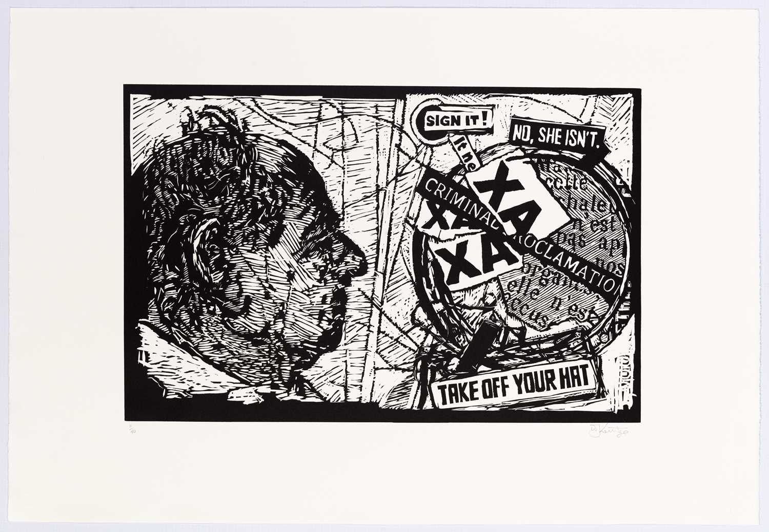 Click for high resolution Lot 1 - William Kentridge (South Africa 1955-)