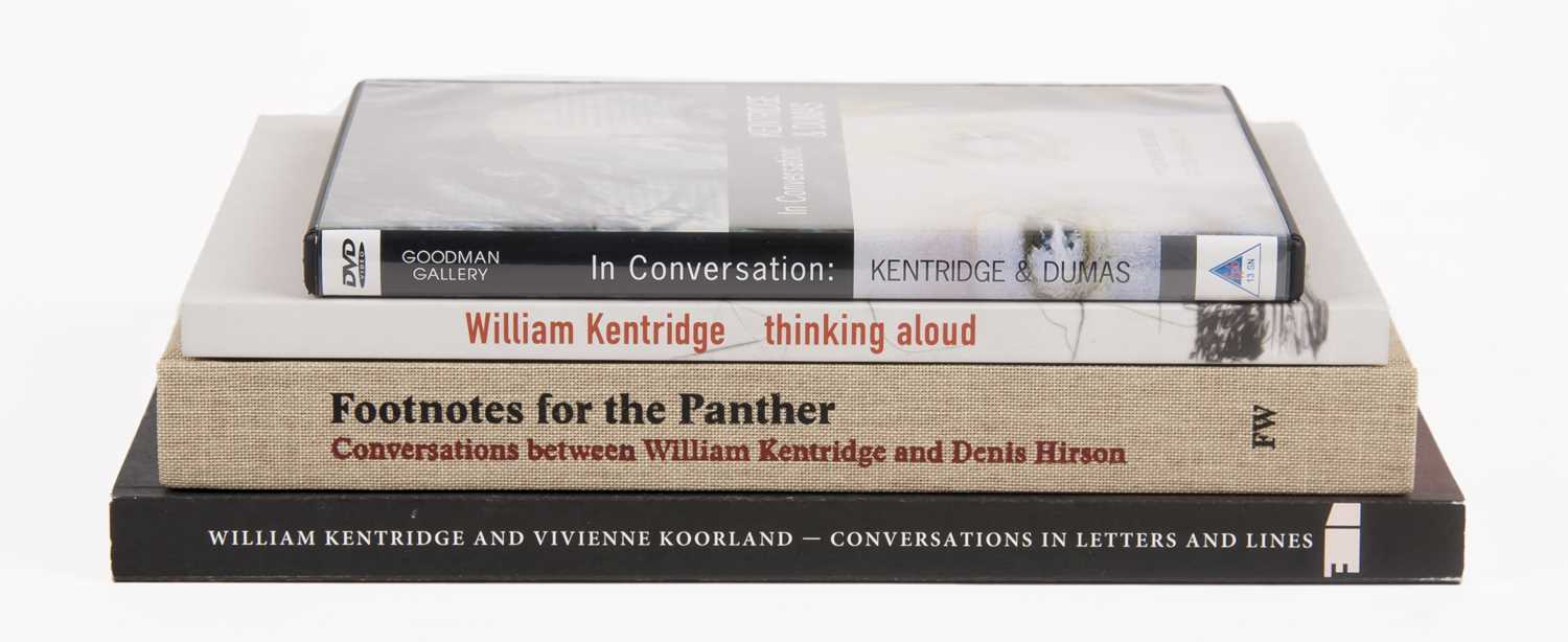 Lot 25 - William Kentridge in Conversation: Three books and a DVD