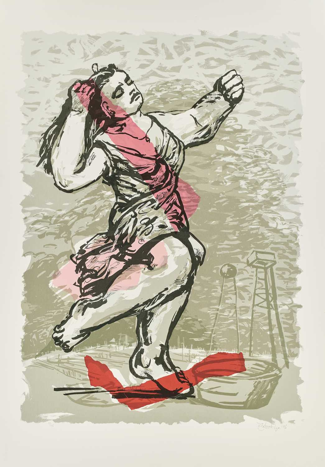 Click for high resolution Lot 18 - William Kentridge (South Africa 1955-)