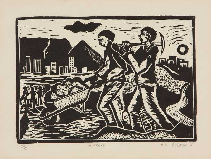 Lot 54 - Hamilton Budaza (South Africa 1958-)