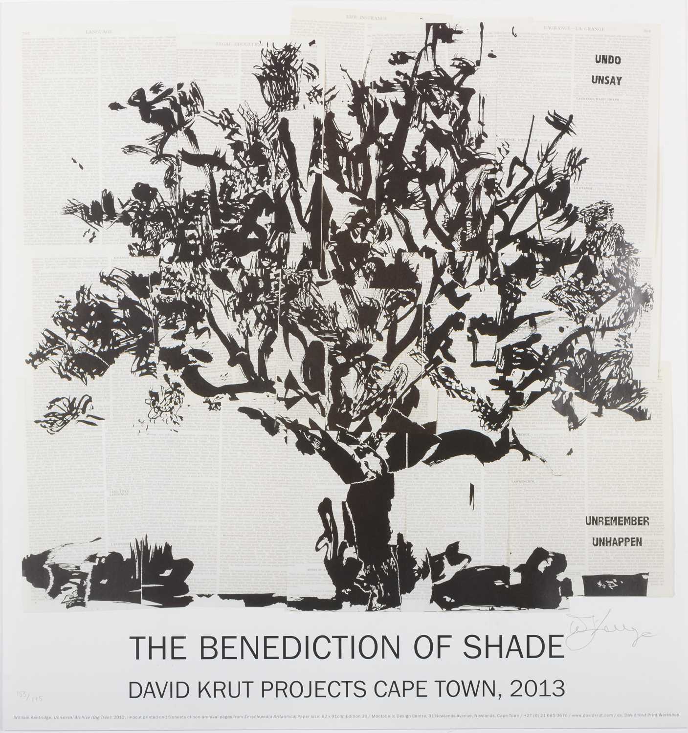 Lot 93 - William Kentridge (South Africa 1955-)