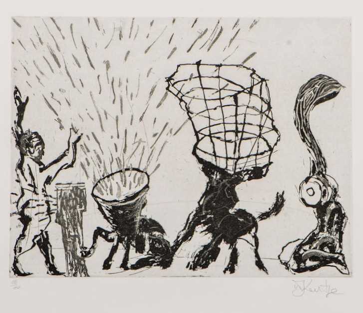 Lot 8 - William Kentridge (South Africa 1955-)