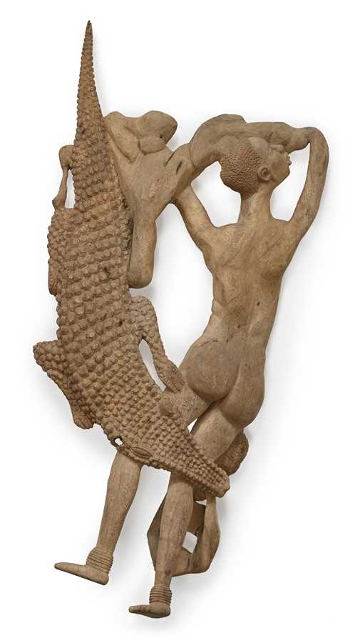 Click for high resolution Lot 78 - Noria Mabasa (South Africa 1938-)