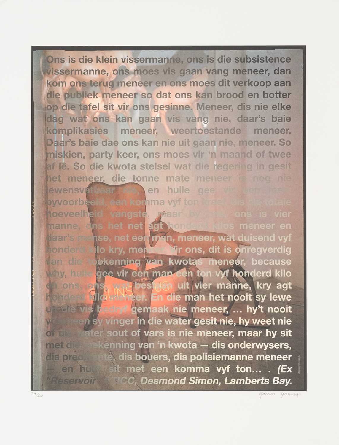 Lot 32 - Gavin Younge (South Africa 1947-)
