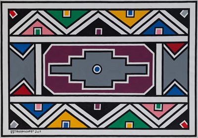 Lot 7 - Esther Mahlangu (South Africa 1935-)