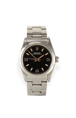 Lot 20 - A lady’s stainless steel wristwatch, Rolex Oyster Perpetual, automatic