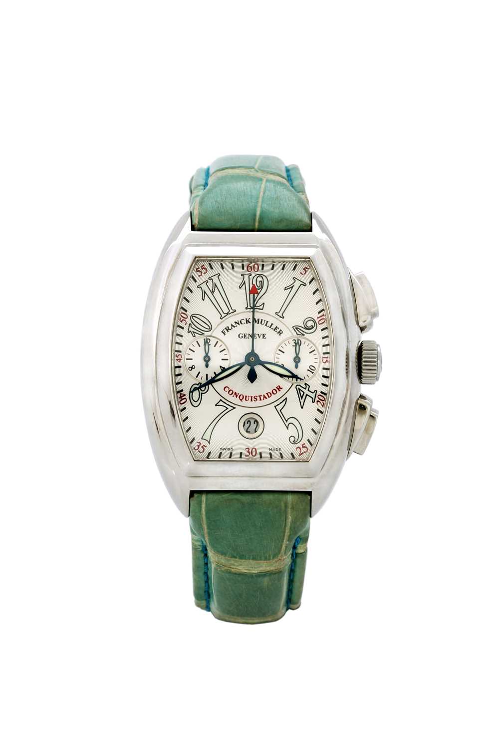 Lot 26 - A gentleman's stainless steel wristwatch, Franck Muller, Geneve Conquestador automatic