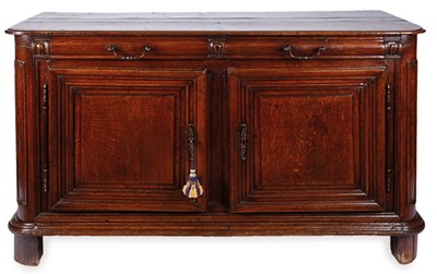Lot 36 - A French provincial fruitwood buffet