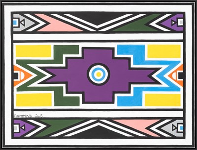 Lot 7 - Esther Mahlangu (South Africa 1935-)