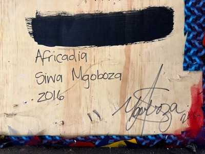 Lot 20 - Siwa Mgoboza (South Africa 1993-)