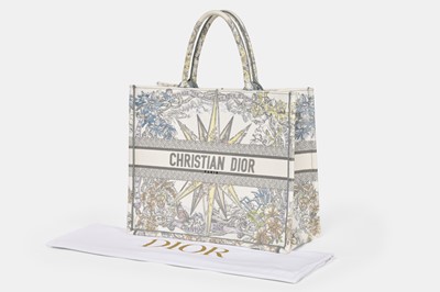 Lot 21 - Christian Dior Book Tote Reve D'Infini Embroidered Canvas