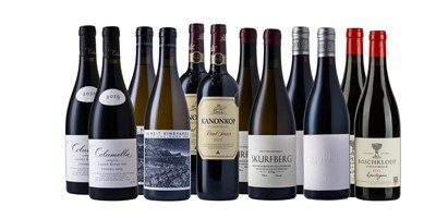 Lot 70 - (100-points!) Kanonkop; Porseleinberg; Sadie Family Wines; Sadie Family Wines; Alheit Vineyards