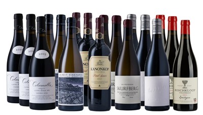Lot 71 - (100-points!) Kanonkop; Porseleinberg; Sadie Family Wines; Sadie Family Wines; Alheit Vineyards