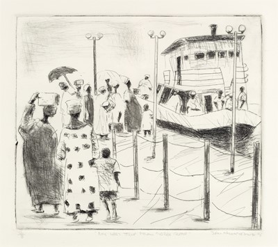 Lot 50 - Sam Nhlengethwa (South Africa 1955-)