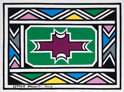 Lot 7 - Esther Mahlangu (South Africa 1935-)