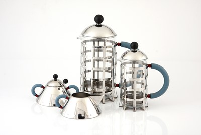 Lot 110 - An Alessi coffee set designed by Michael Graves