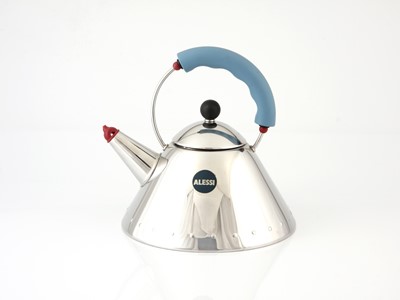 Lot 114 - An Alessi whistling bird kettle, designed by Michael Graves