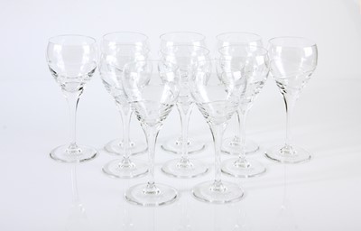 Lot 142 - An assortment of cut glass glasses