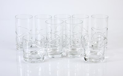 Lot 142 - An assortment of cut glass glasses