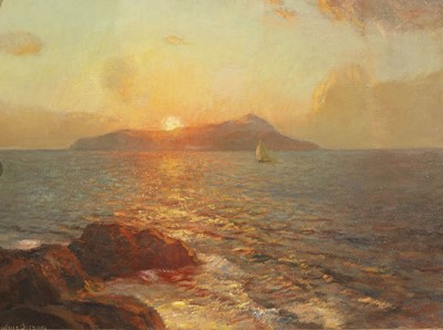 Lot 85 - Julius Olsson (Britain 1864-1942)