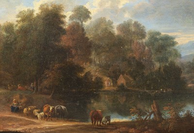 Lot 88 - Attributed to Adriaen Fransz Boudewyns (Belgium 1644-1719)