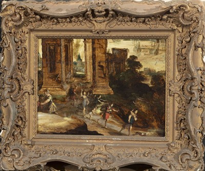 Lot 96 - Attributed to Daniel van Heil (Belgium 1604-1662)
