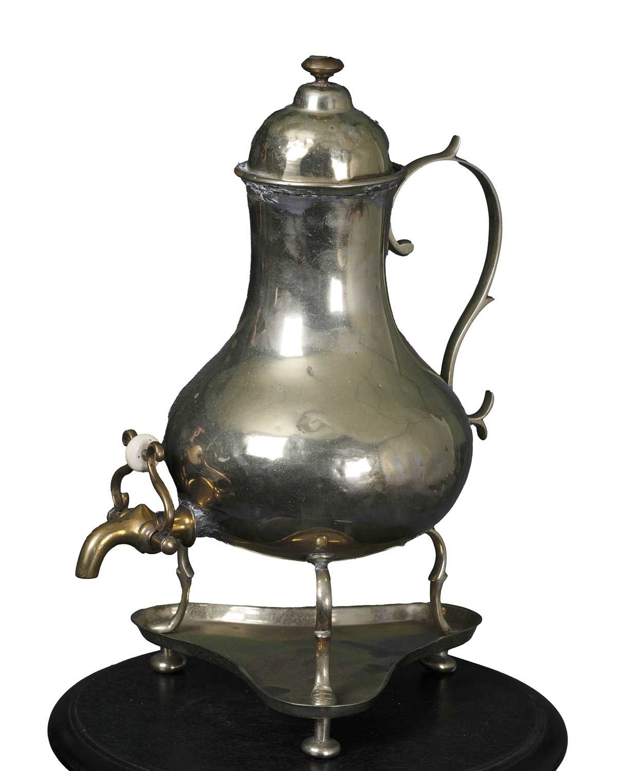Lot 48 - A German Silver Urn and Stand, 19th Century