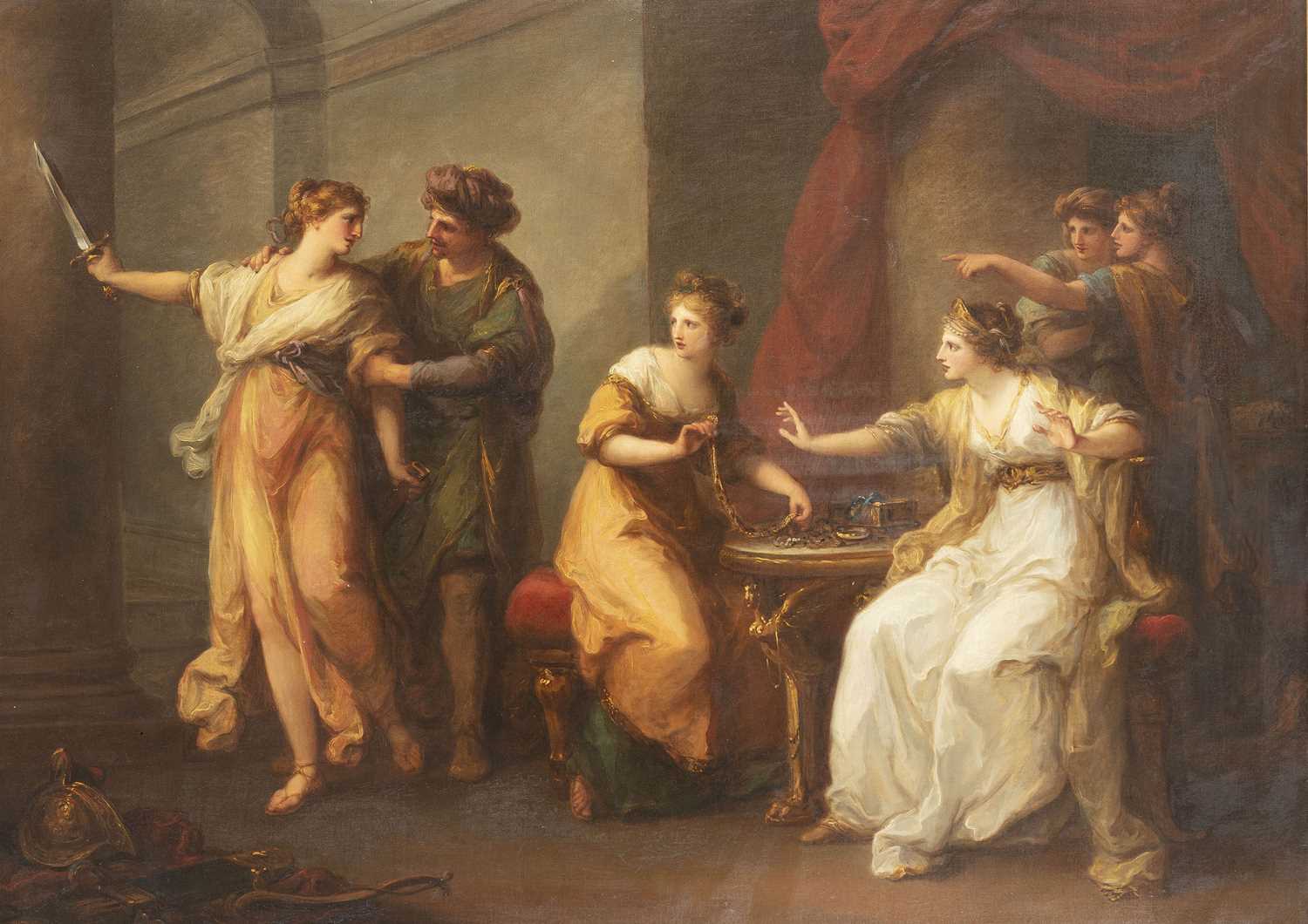 Lot 77 - Attributed to Angelika Kauffmann (Switzerland 1741-1804)