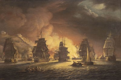 Lot 69 - Attributed to Thomas Luny (Britain 1759-1837)