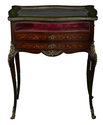 Lot 11 - Sheraton Mahogany and Gilt Metal Vitrine, 18th Century