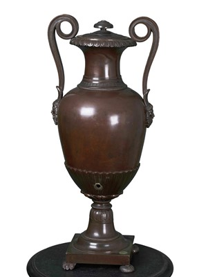 Lot 53 - A Metal Urn