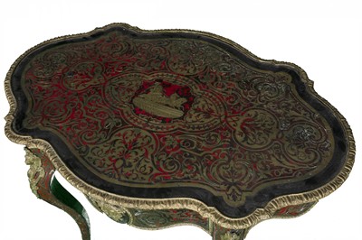 Lot 12 - An Italian Gilt Metal Boulle with Glass Top, 20th Century