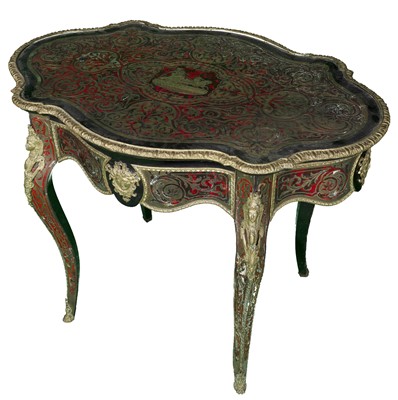 Lot 12 - An Italian Gilt Metal Boulle with Glass Top, 20th Century