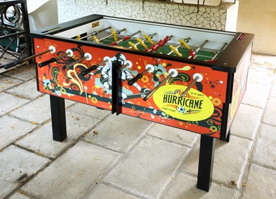 Lot 176 - A Union Billiards 'Hurricane' foosball table