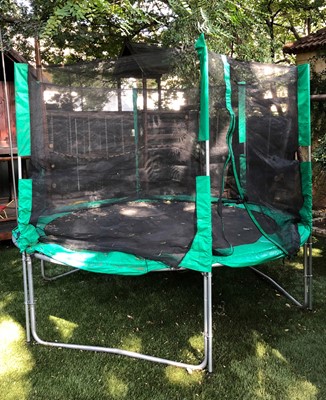 Lot 178 - Trampoline with safety net