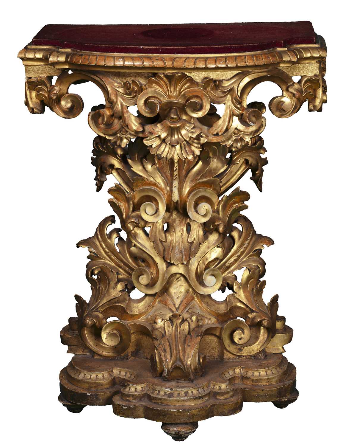 Lot 16 - Baroque Gilt Base, 19th Century