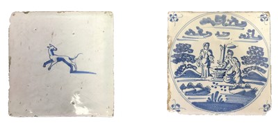Lot 33 - Dutch Delf Tiles, three