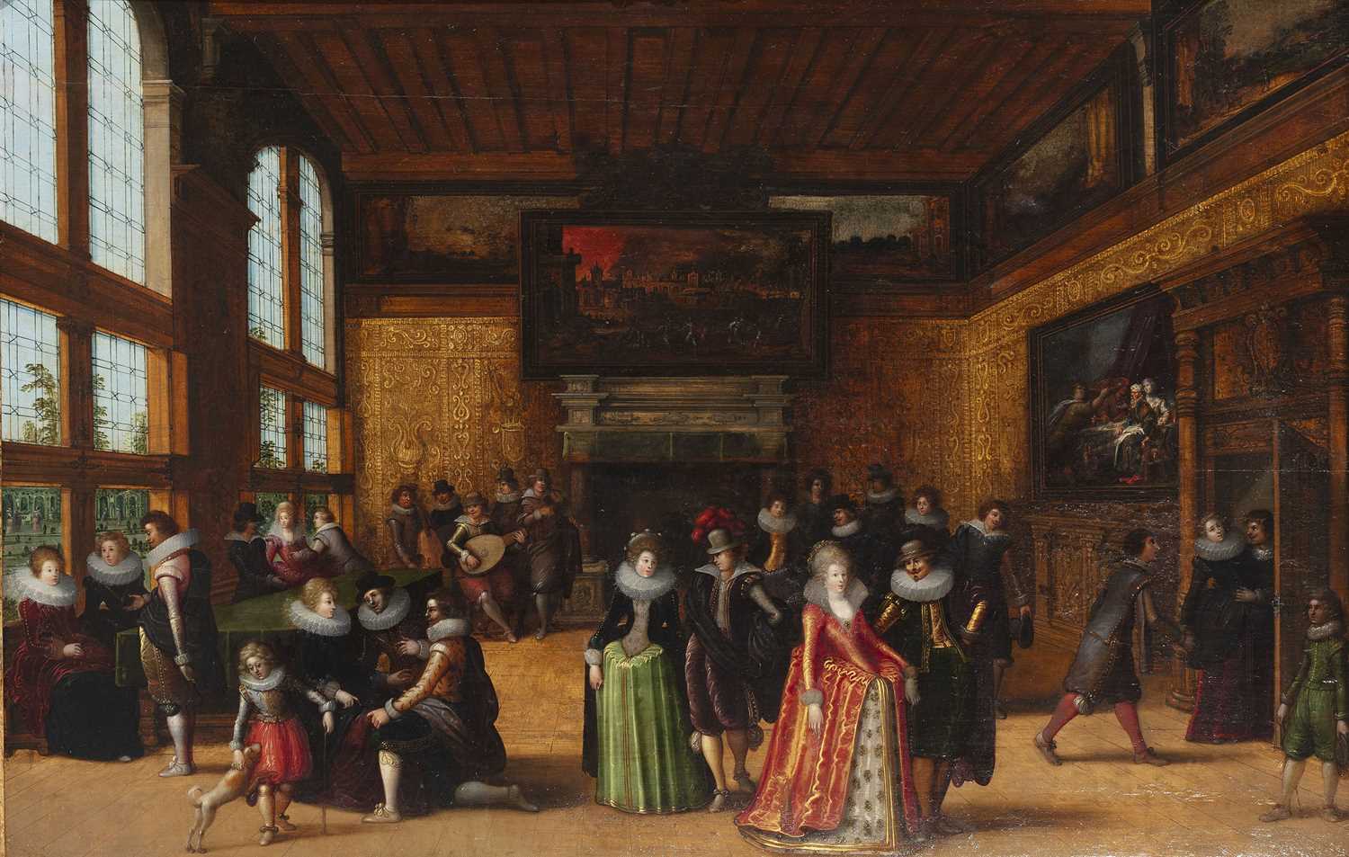 Lot 103 - Attributed to Louis de Caullery (Belgium 16th Century)