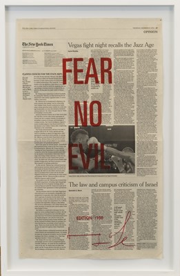 Lot 8 - Chopped Liver Press (Adam Broomberg & Oliver Chanarin) (South Africa b. 1970 & 1971)