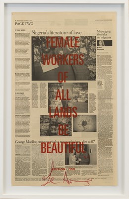 Lot 6 - Chopped Liver Press (Adam Broomberg & Oliver Chanarin) (South Africa b. 1970 & 1971)