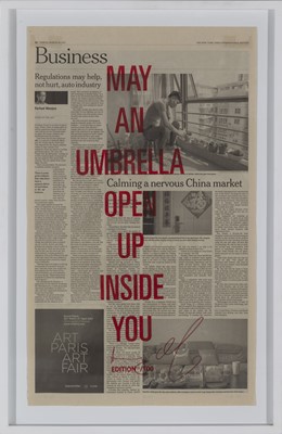 Lot 5 - Chopped Liver Press (Adam Broomberg & Oliver Chanarin) (South Africa b. 1970 & 1971)