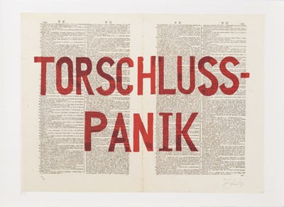 Lot 4 - William Kentridge (South Africa 1955-)