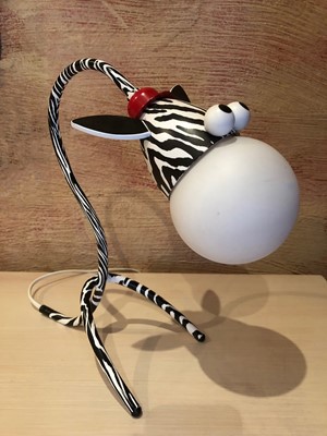 Lot 99 - A children's Zebra nightlight