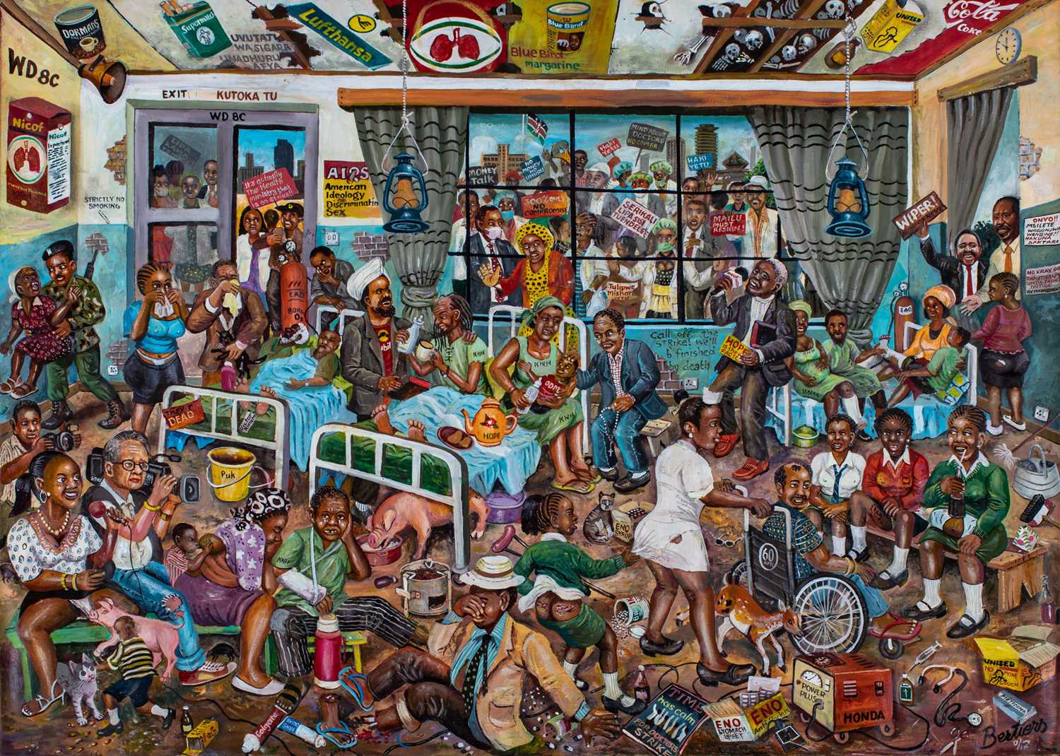 Click for high resolution Lot 146 - Joseph Bertiers (Kenya 1963-)