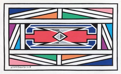 Lot 180 - Esther Mahlangu (South Africa 1935-)