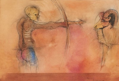 Lot 195 - Nat Mokgosi (South Africa 1946-)