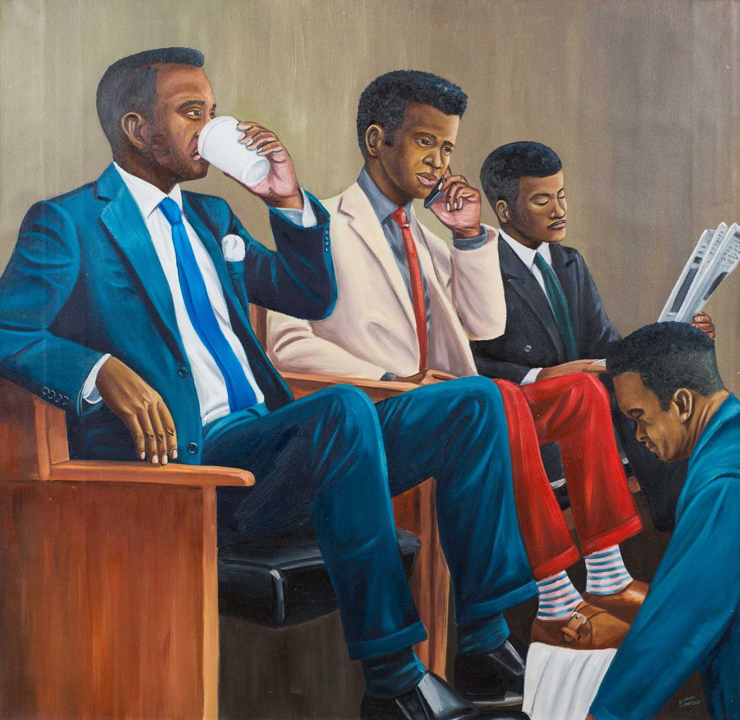 Click for high resolution Lot 8 - Zemba Luzamba (Democratic Republic of Congo 1973-)